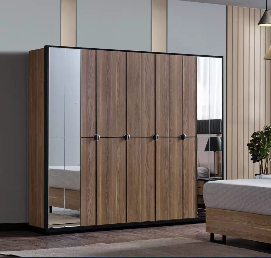Closet Wardrobes Wardrobe design wood 246 cm Modern furniture