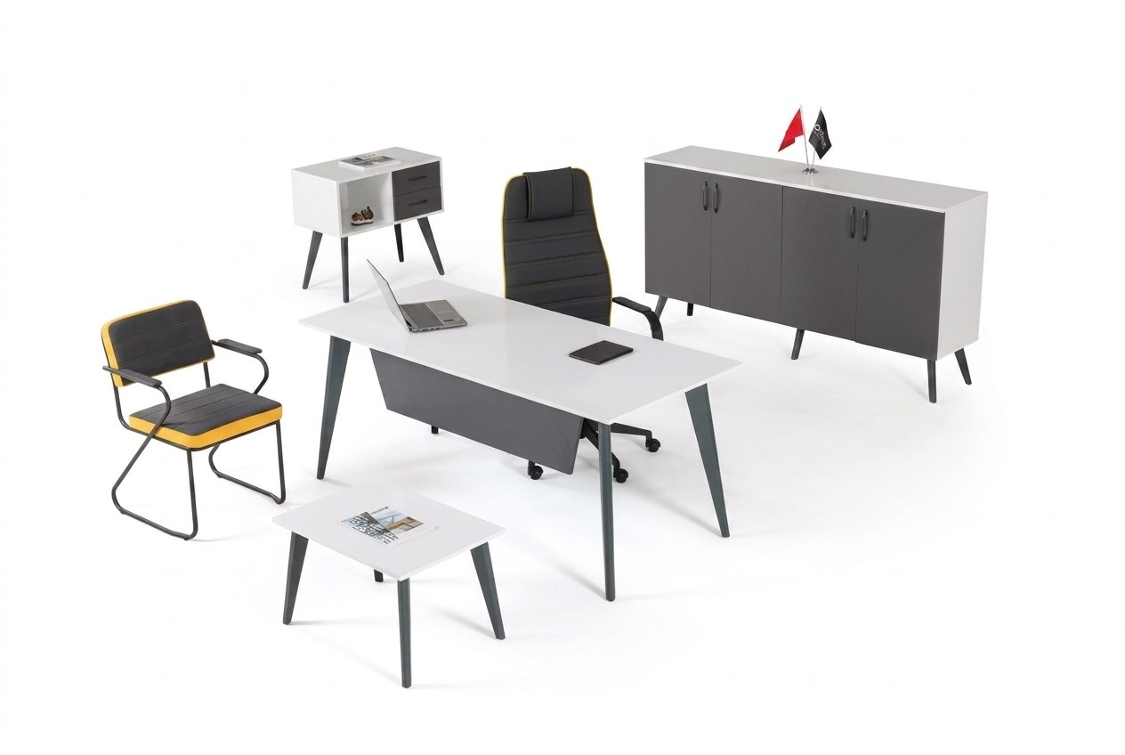 Workroom office set 4 pcs office office desk designer furniture new