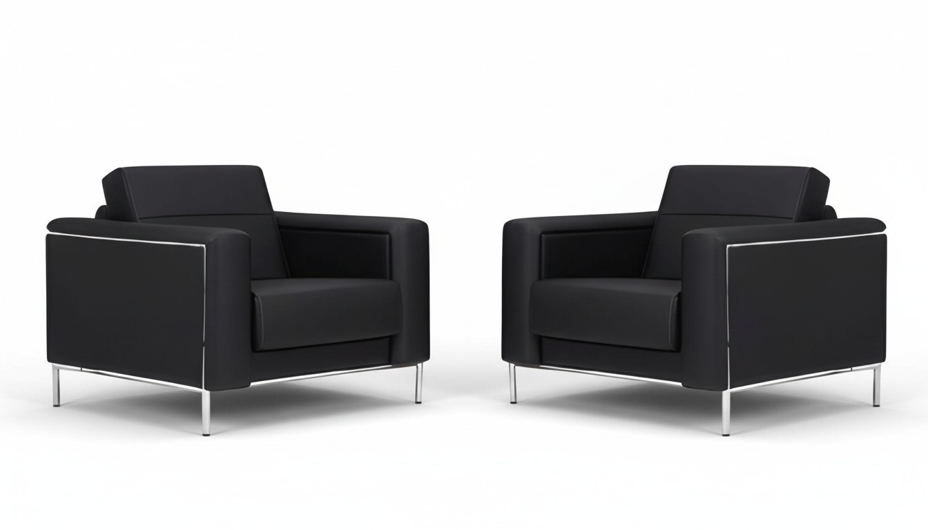 Chair 1 seat textile lounge luxury office furniture 2x chairs designer chairs modern