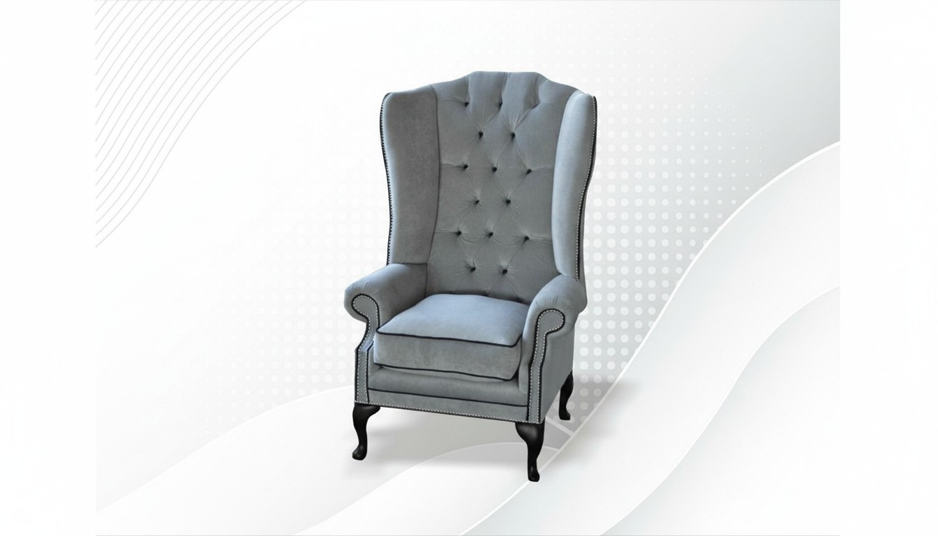 Armchair 1-seater Relax Upholstered Television Textile Fabric Sofa Couch Chesterfield New
