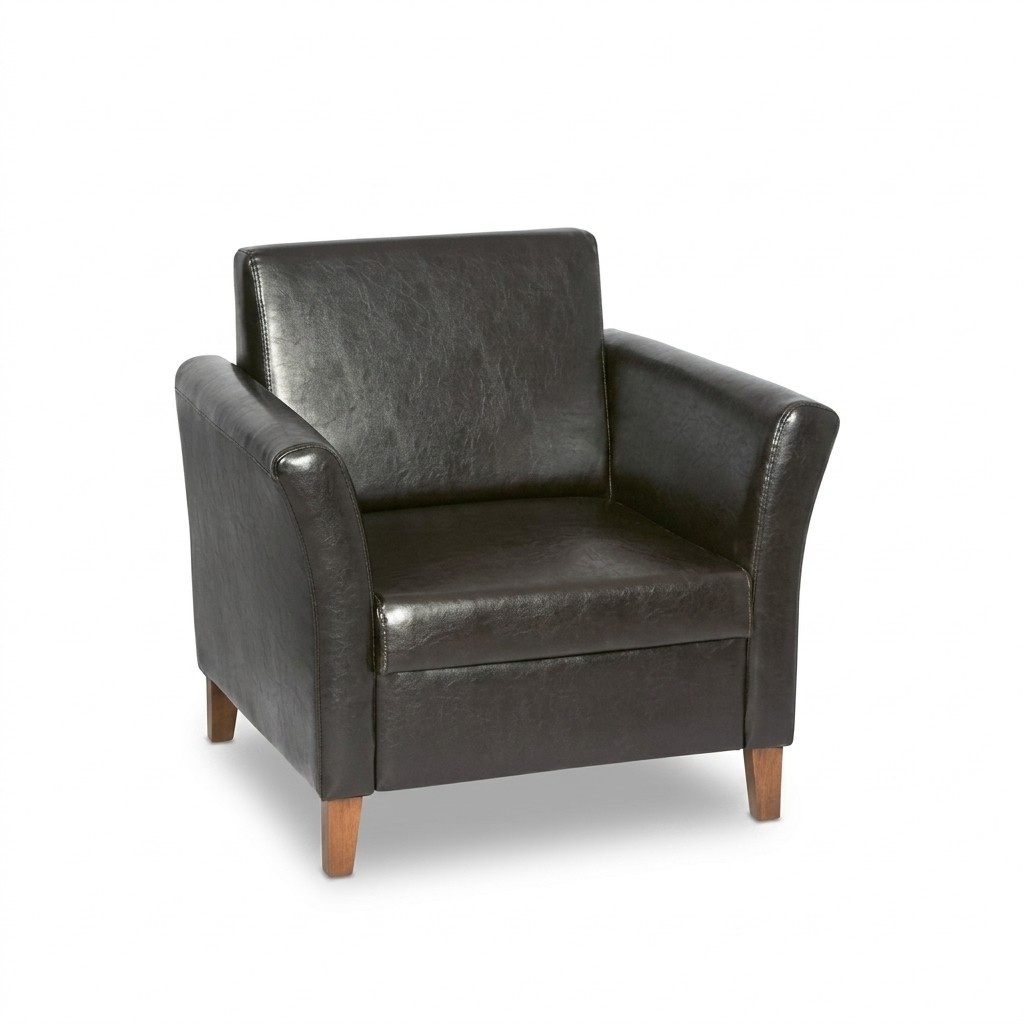 Armchair Black Office Study Office Furniture Textile New