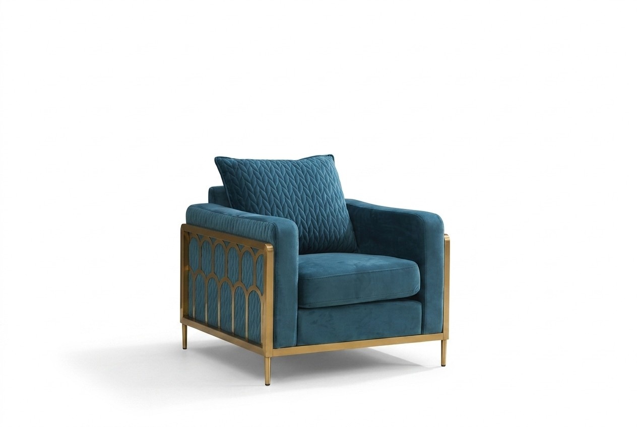 Armchair Club Lounge Designer Lehn chair upholstery sofa 1 seater TV new textile !