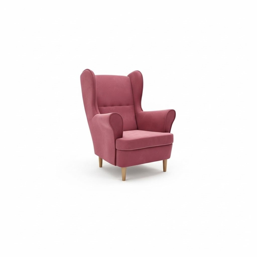 Armchair Club Lounge Designer Back Chair Upholstery Sofa 1 seater TV Textile New