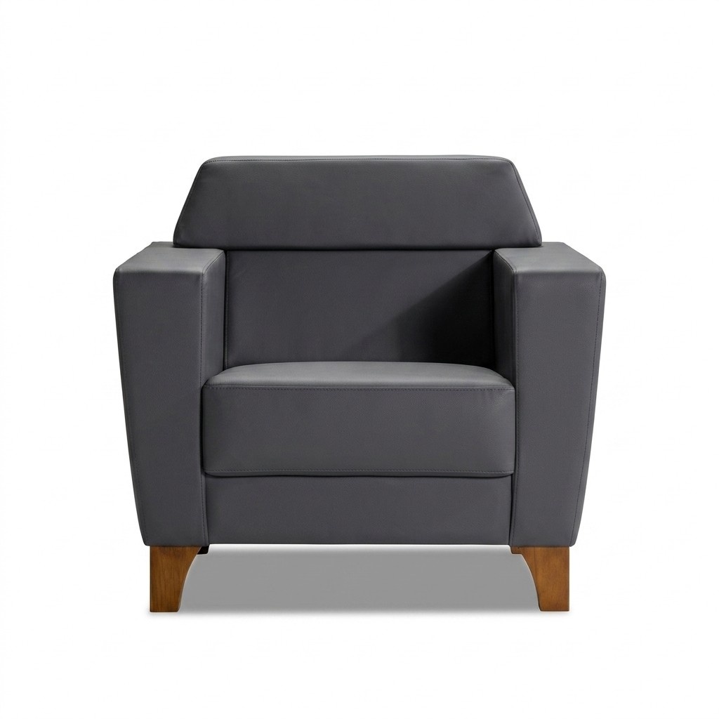 Armchair Couch 1-Seater Sofa Textile Leather Couches Upholstery Modern Furniture