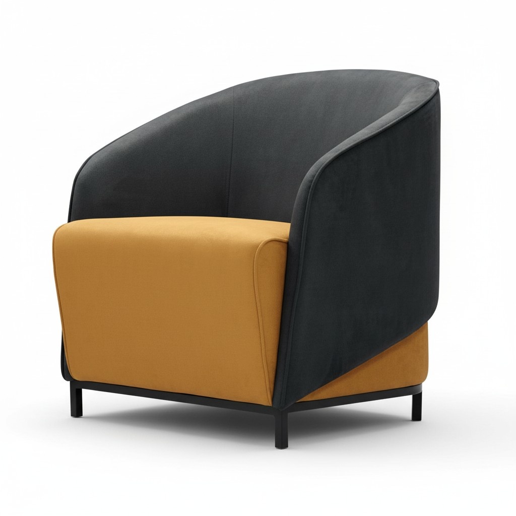 Armchair couch upholstered sofa textile leather office furniture couches single-seater