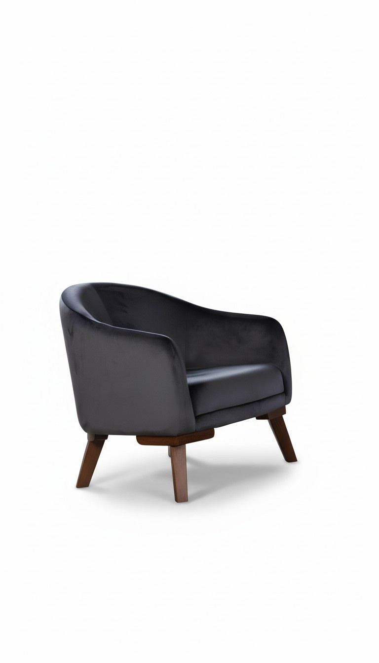 Modern Armchair 1 Seater Designer Single Seater Upholstery Textile