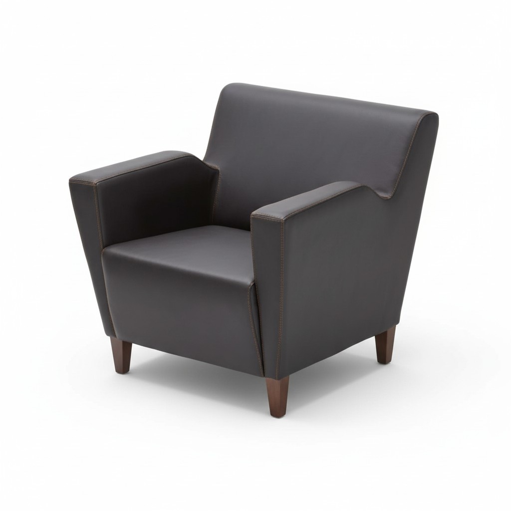 Armchair Design Couch Sofa Relax Leather Office Furniture Upholstered Seat Luxury Armchair