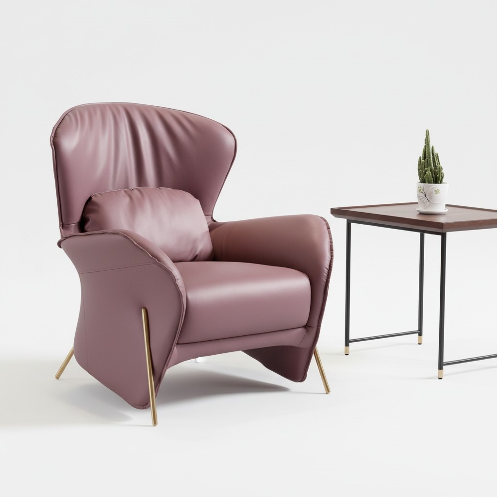 Armchair Design Couch Sofa Relax Leather Lounge Club Upholstery Seater Luxury Leather