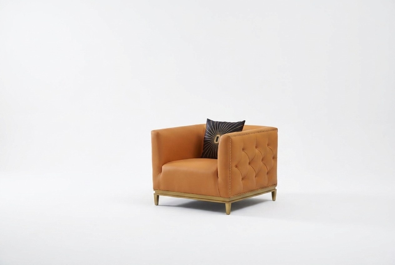 Armchair design couch sofa seater leather lounge club upholstery luxury ears seat relax !