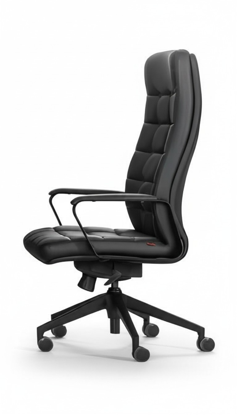 Armchair, leather, upholstered, swivel, computer chairs, furniture, office chair, executive chair, new