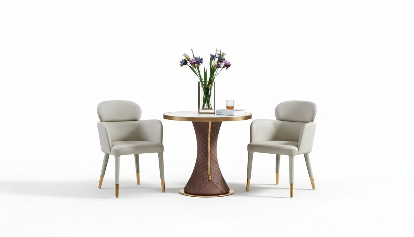 Armchair Leather White Modern Furniture Armchair Design Furniture Luxury Stainless Steel Living Room
