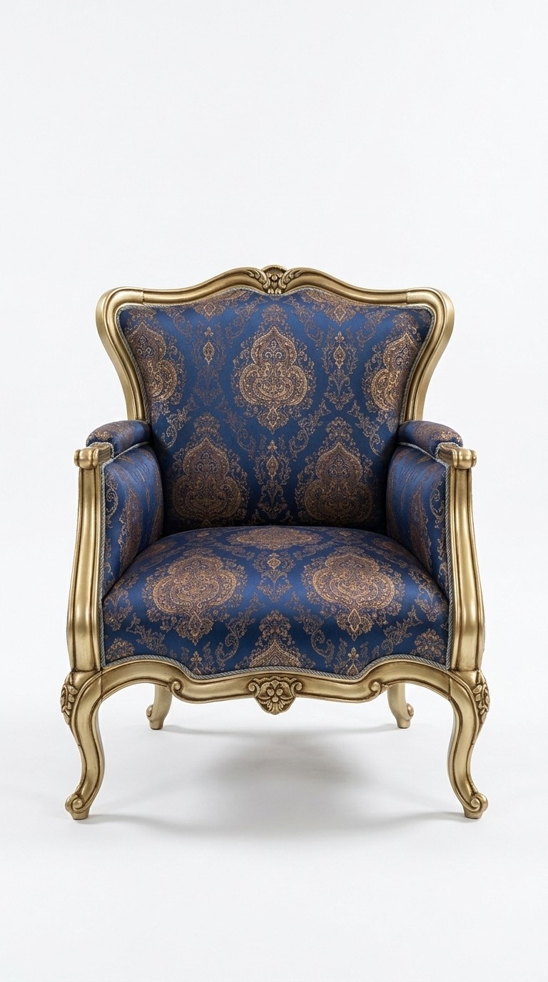 Armchair Single Seater Couch Furniture Couches Fabric Textile Velvet