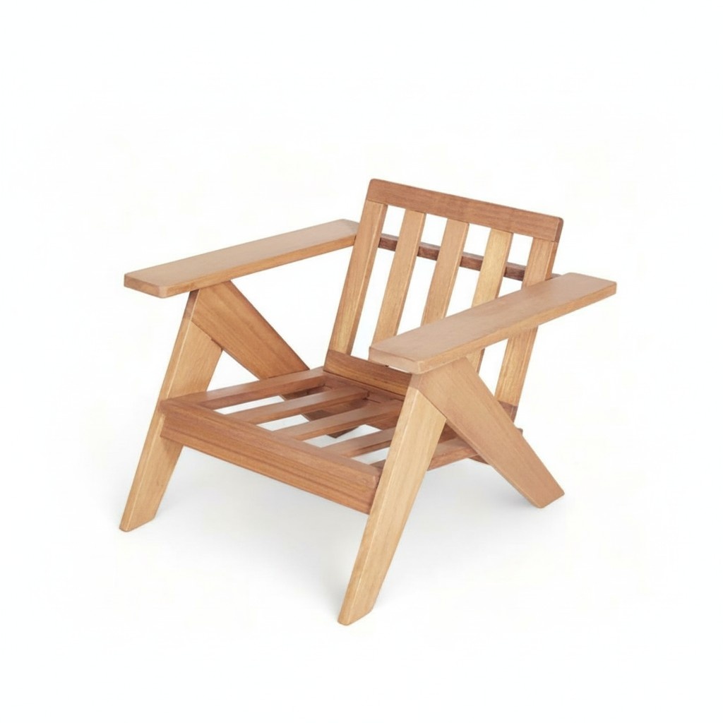 Armchair natural wood chair chair balcony armchair chairs relax outdoor folding chair