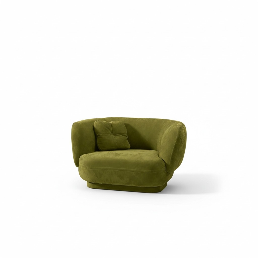 Armchair Seat Green Prianera Design Living Room Upholstery Single Seater Furniture Luxury Style