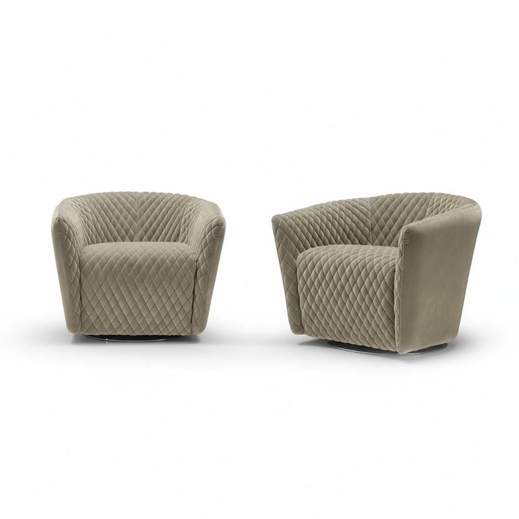 Armchair Seat Seater Design Living Room Upholstery Wood Upholstery Modern Luxury Grey New