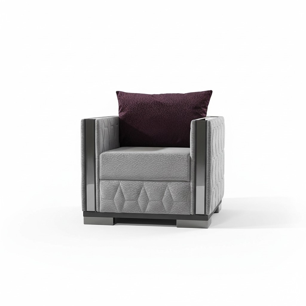 Armchair Single Seater Furniture Living Room Couch Sofa Relax Mirror Elements