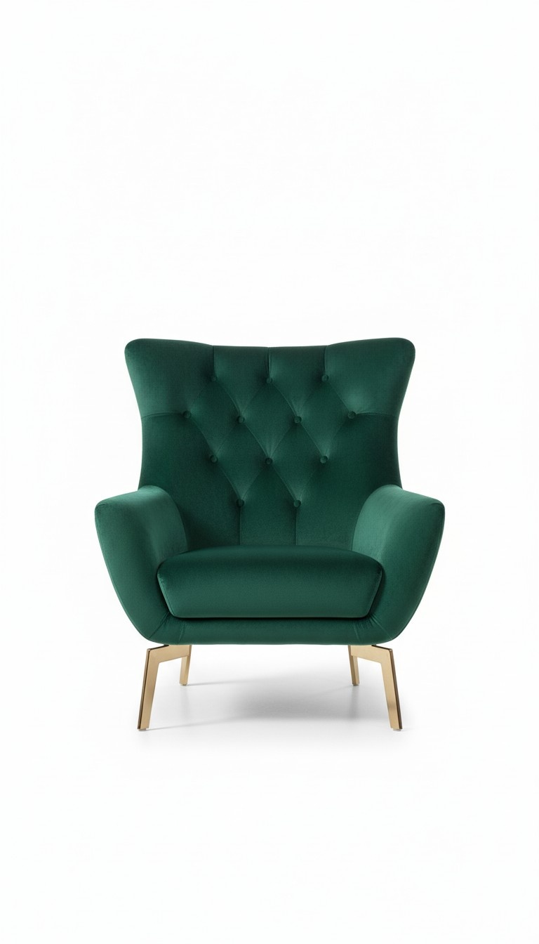 Luxury Armchair One Seater Modern Upholstery Designer Textile Fabric