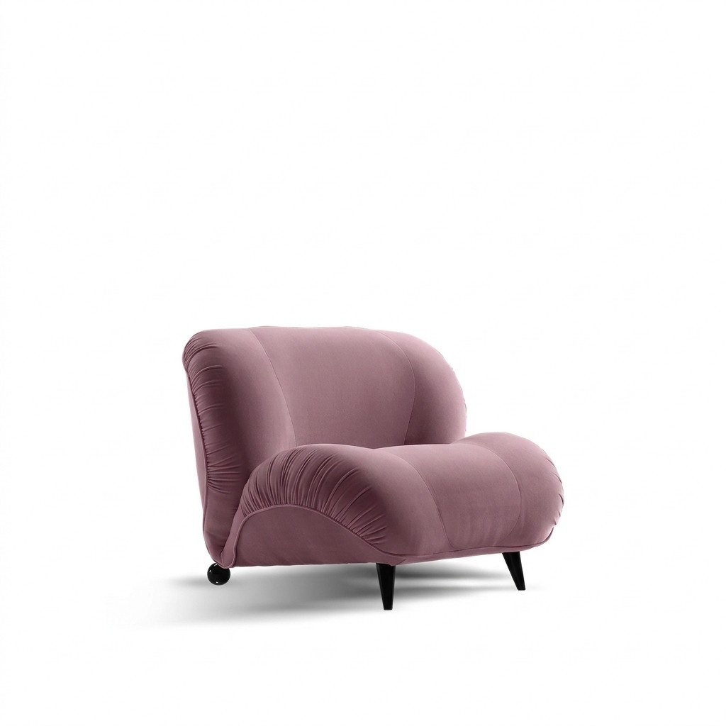 Armchair single seater luxury upholstered furniture living room single seater armchair textile lounge