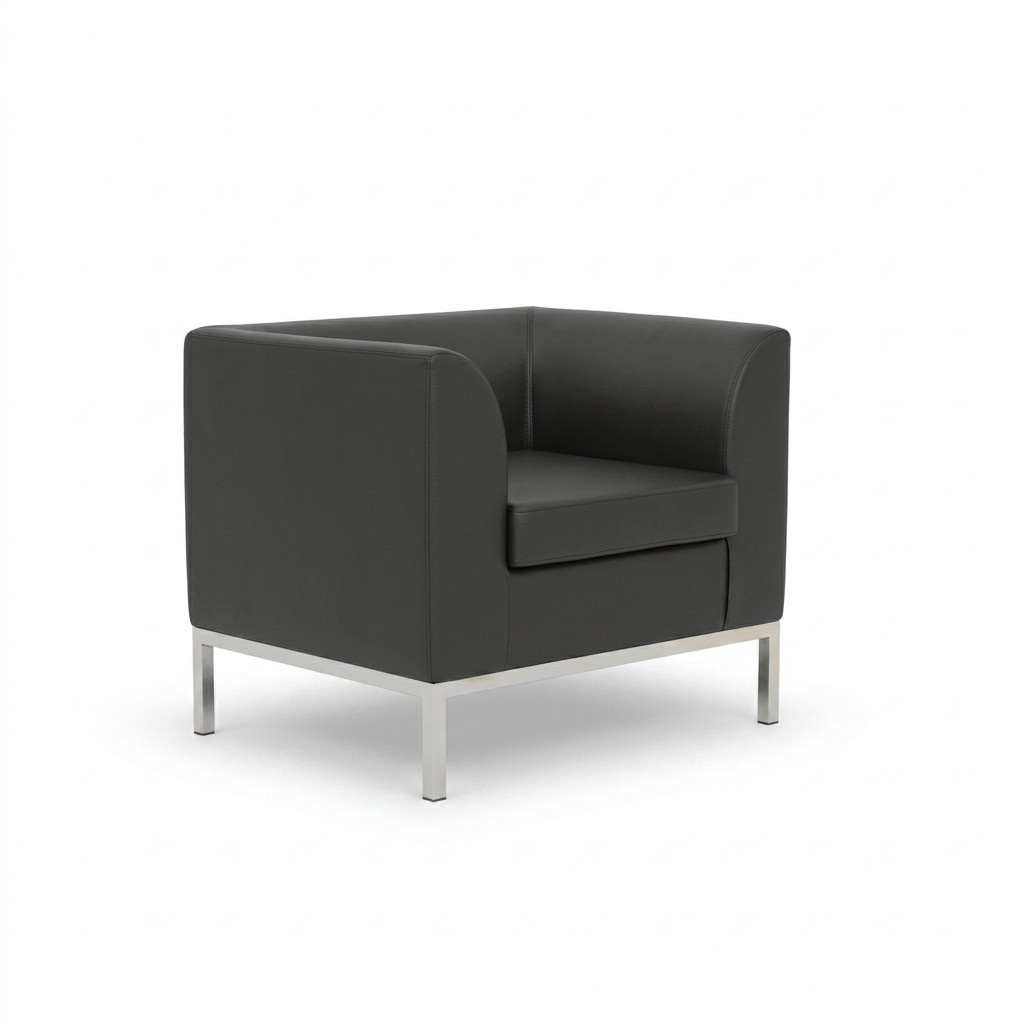 Armchair Study Office Furniture Textile New Black Seat Luxury Furniture