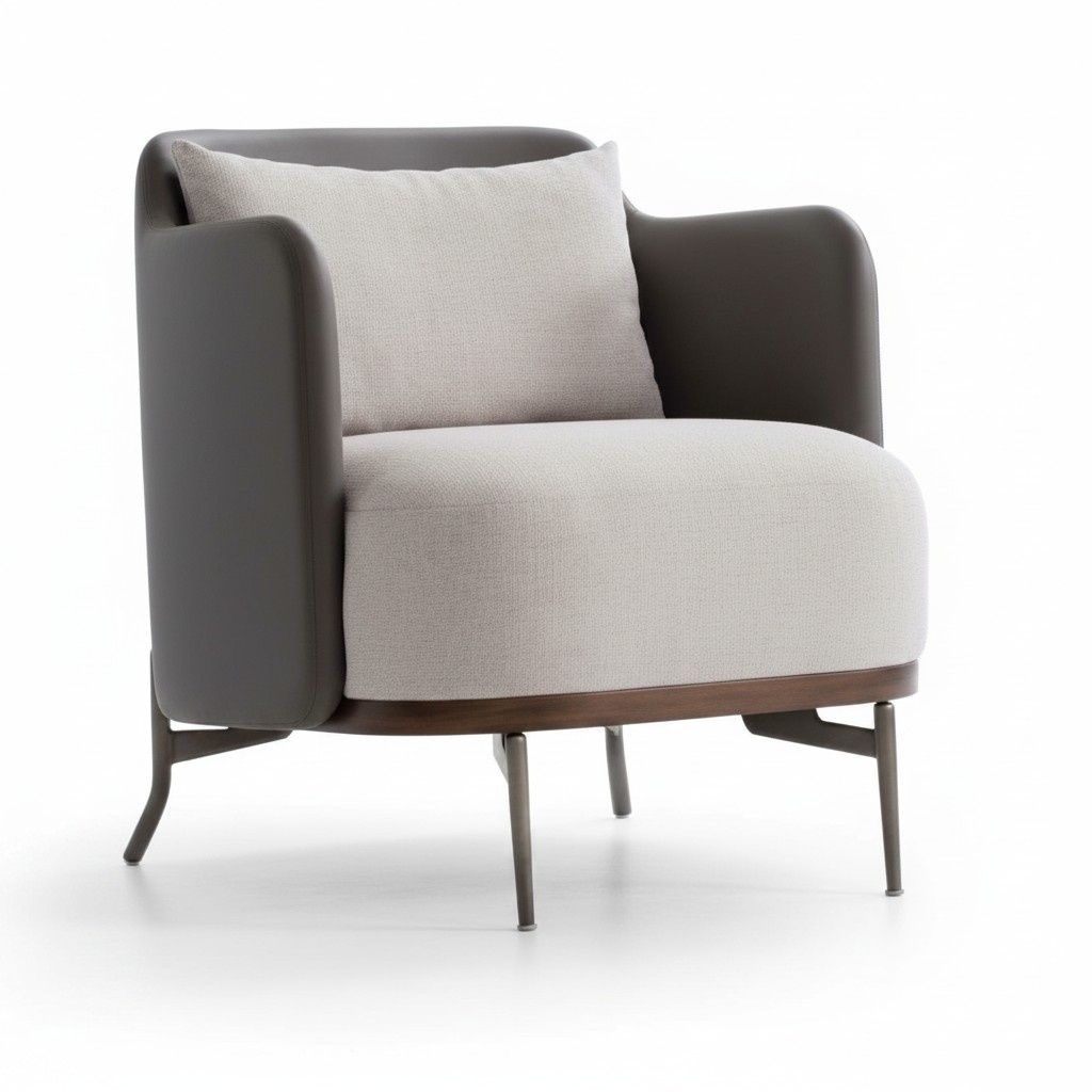 Armchair Upholstered Seater Modern Design Lounge Luxury Living Room Furniture Sofas