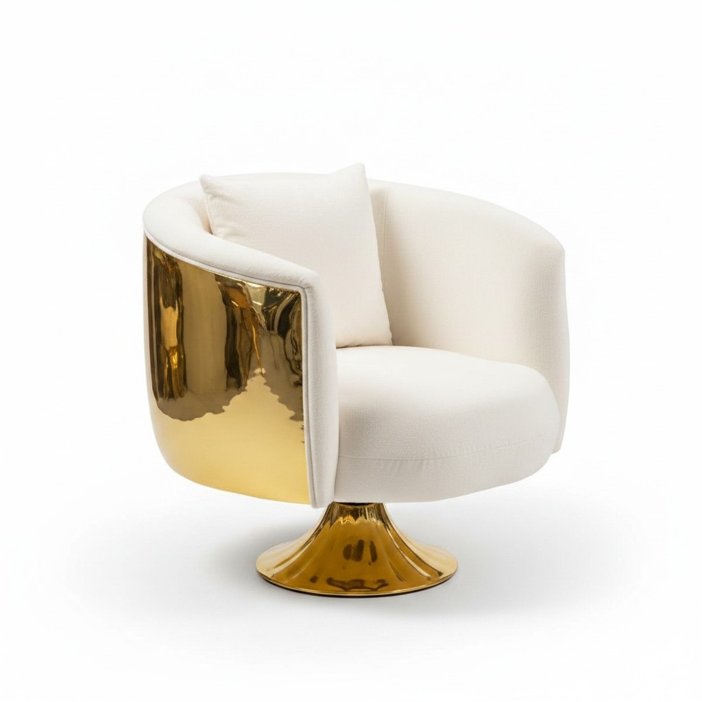 Armchair Ear Lounge Luxury 1 Seater Upholstered Seat Designer Fabric Modern
