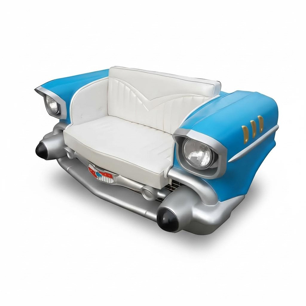 Car Sofa Sofa Couch Diner Cadillac USA Deco America Style Furniture Couches Sofas