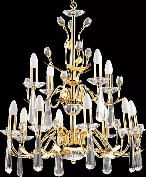 Luxury Chandelier Ceiling Lamp Chandelier Ceiling Light Crystal Gold