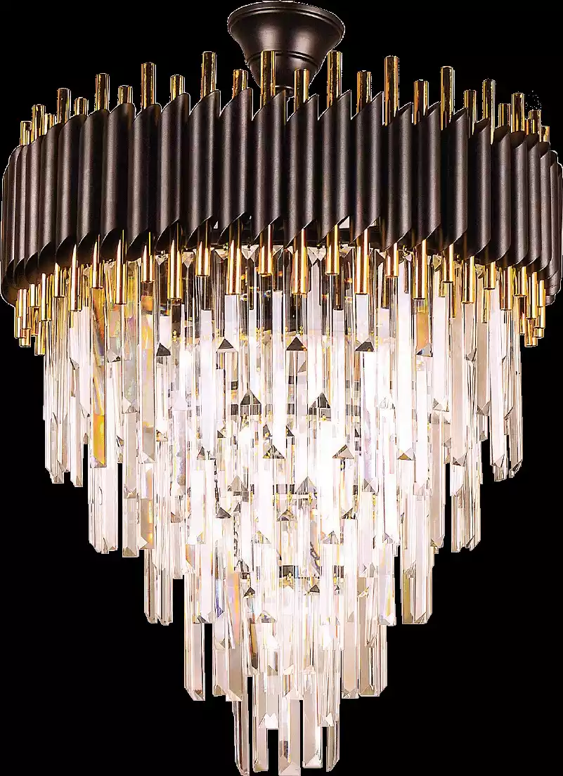 Luxury Chandelier Ceiling Chandelier Gold Ceiling Lamp Chandelier Crystal Round