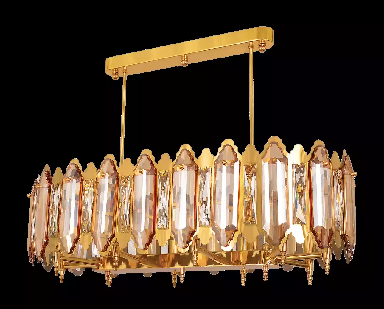 Ceiling lamp chandelier ceiling light lamp gold chandelier crystal