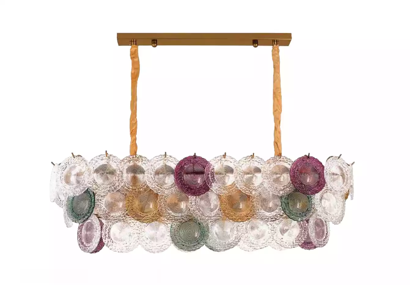 Chandelier Modern Ceiling Light Living Room Gold Crystal