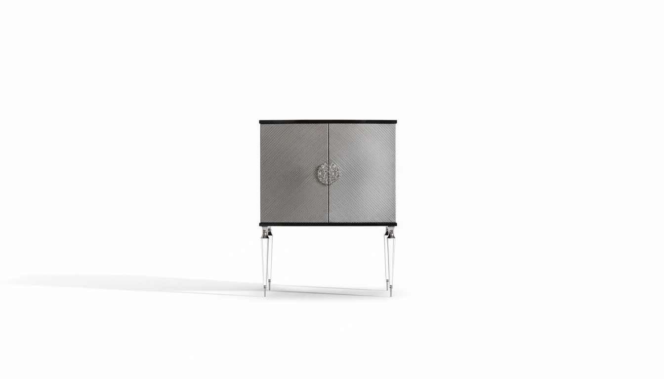Bar cabinet Bar wooden cabinet grey wood living room drinks luxury