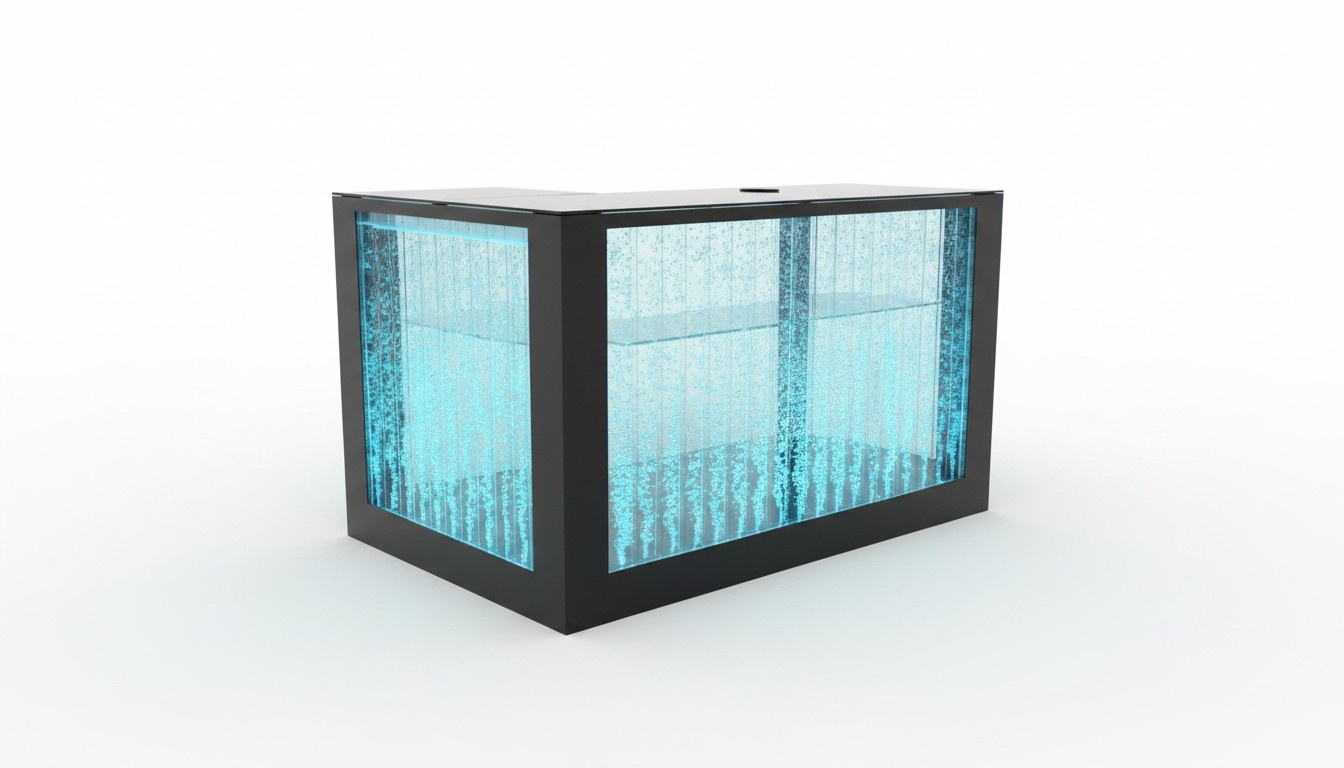 Bar Table Water Wall Bar Counter Furniture Illuminated Bar Table Bar Counter Led Shelf