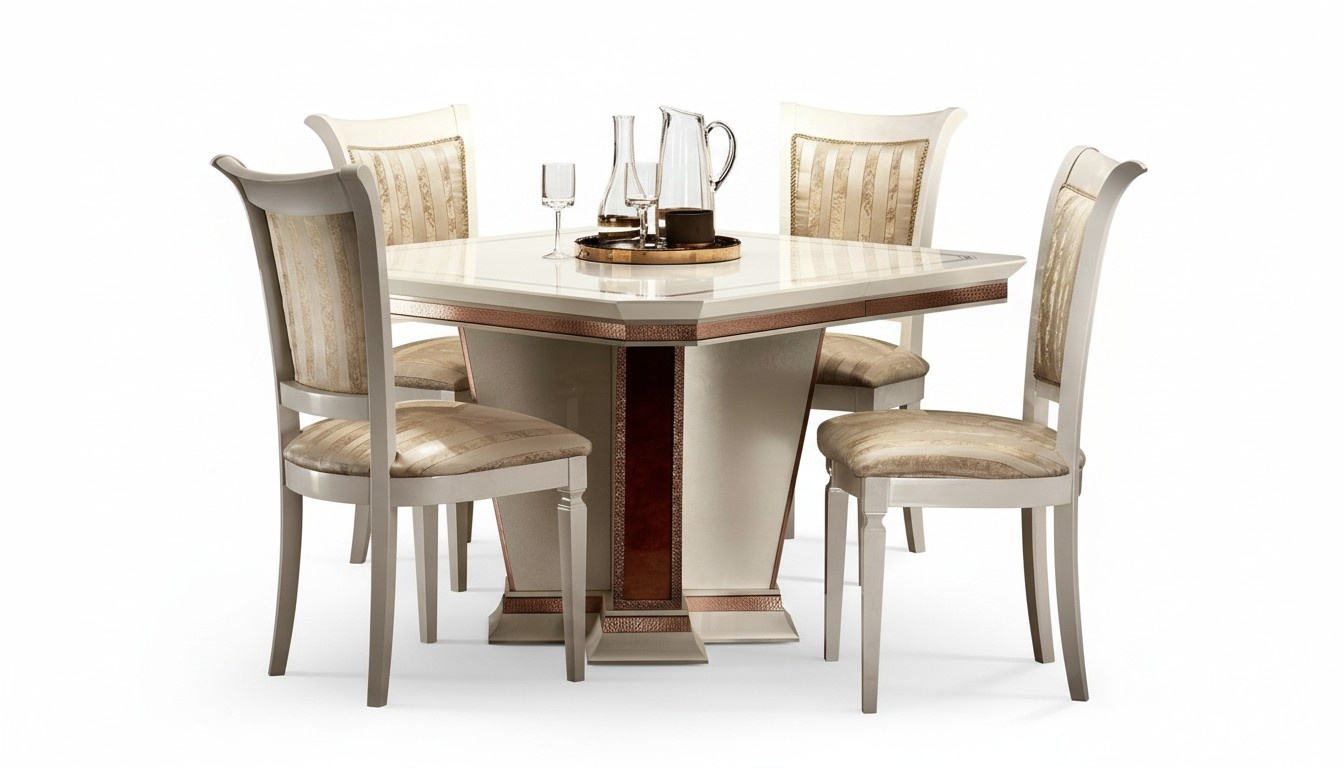 Baroque dining table table group dining room living room set wood design tables