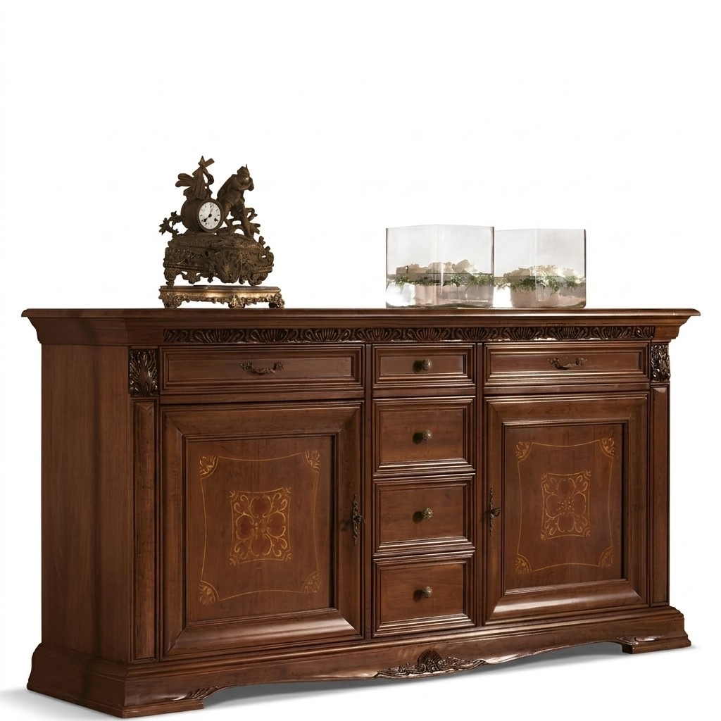 Baroque Rococo Buffet Chest of Drawers Luxury Chests of Drawers Antique Style Real Wood New xxl big