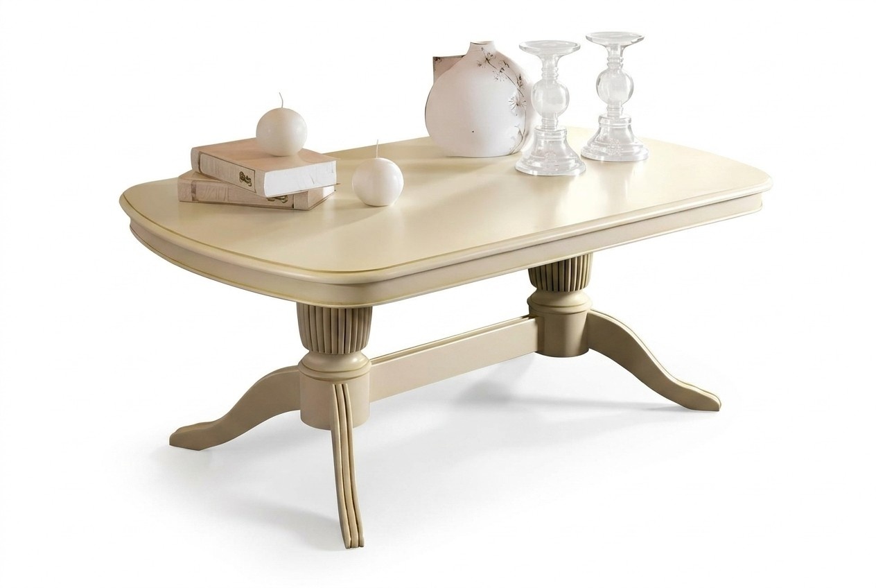 Baroque Rococo Coffee Table Wood Table Side Sofa Couch Tables New Living Room