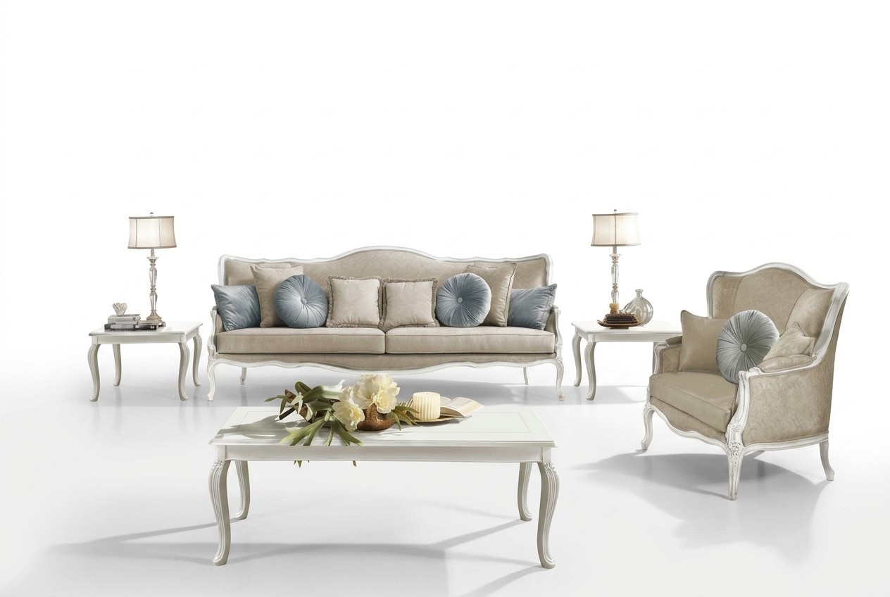 Baroque Rococo sofa set 3 + 2 seater set sofas upholstery couches textile sofa new