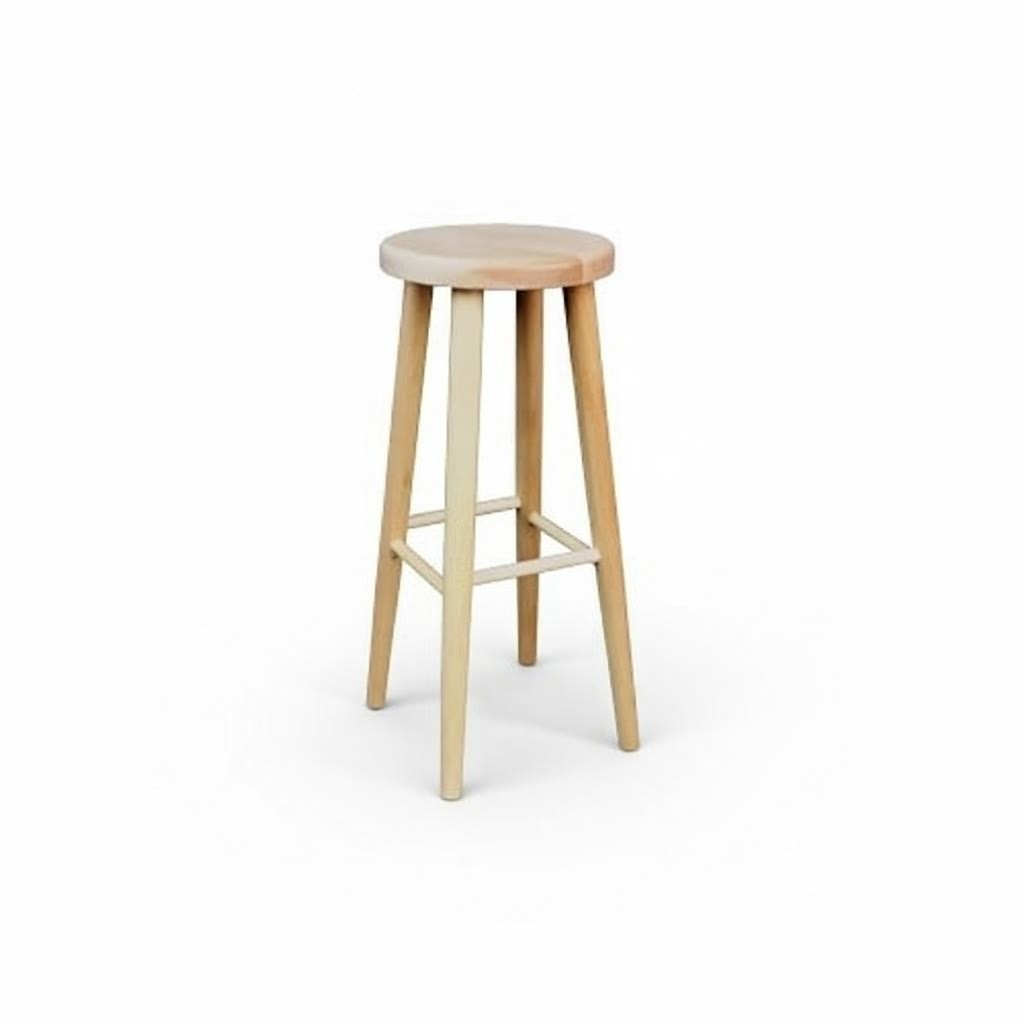 Bar stool Bar stool Bar furniture Round stool Wooden stool Solid wood stool
