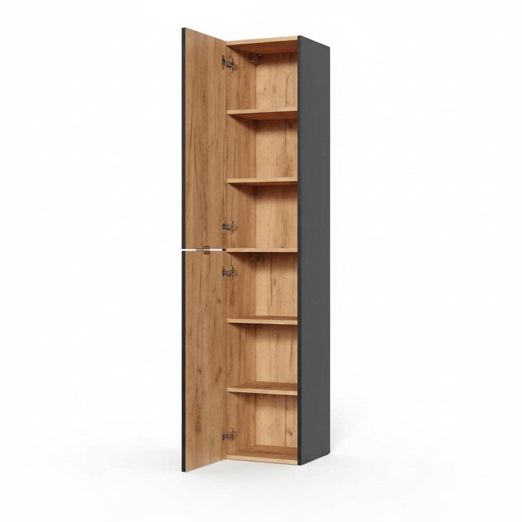 Bathroom cabinet bathroom tall cabinet shelf bathroom furniture shelves bathroom cabinets 35x33x185cm