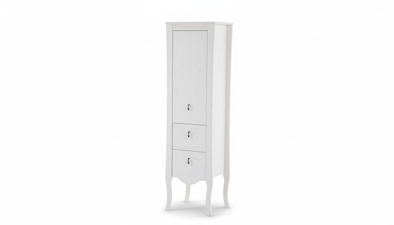 Bathroom furniture bathroom cabinet wood tall cabinet white bathroom cabinet furniture 43x36x157cm