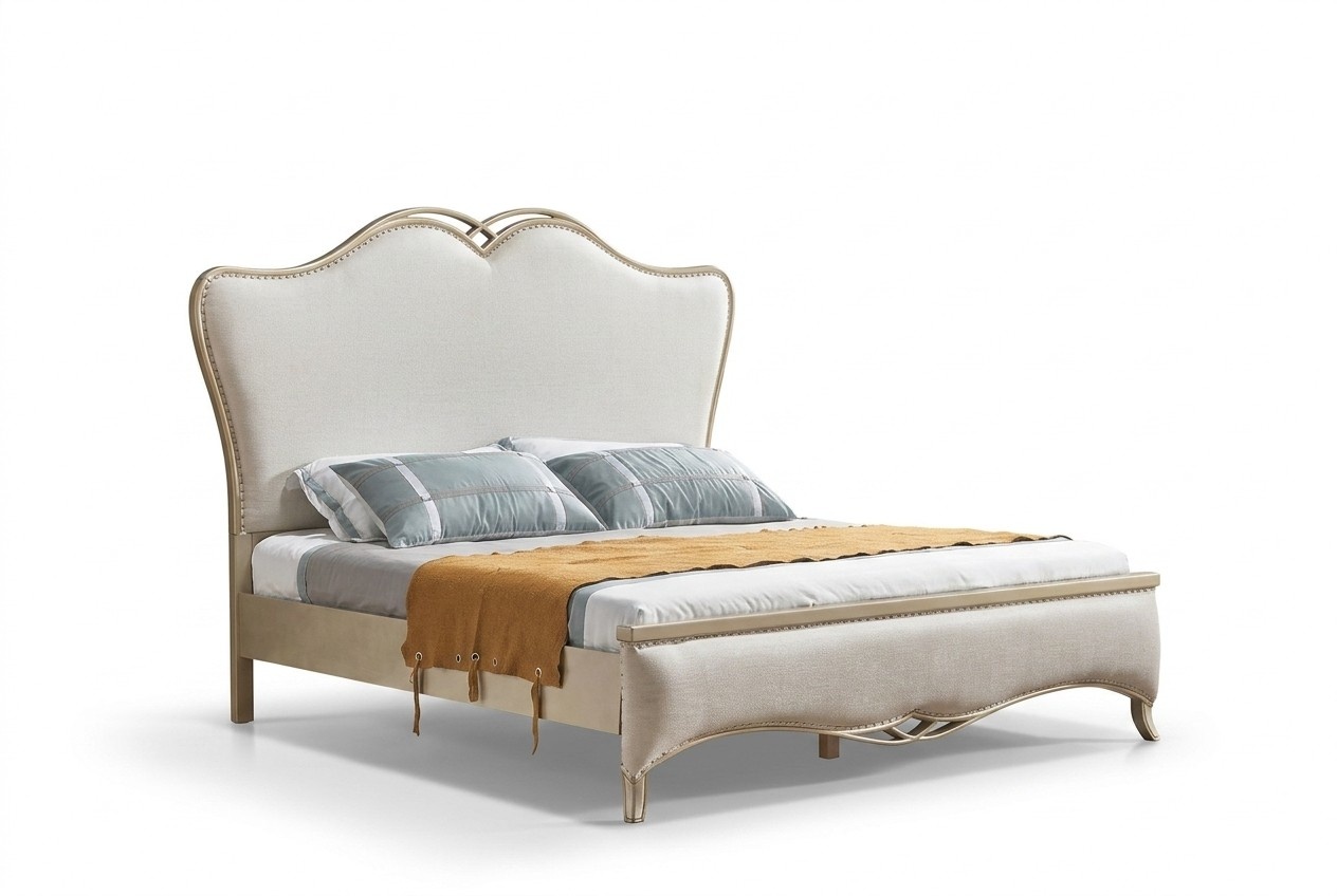 Bed + 2x nightstands 3 pcs bedroom set design Modern 180x200
