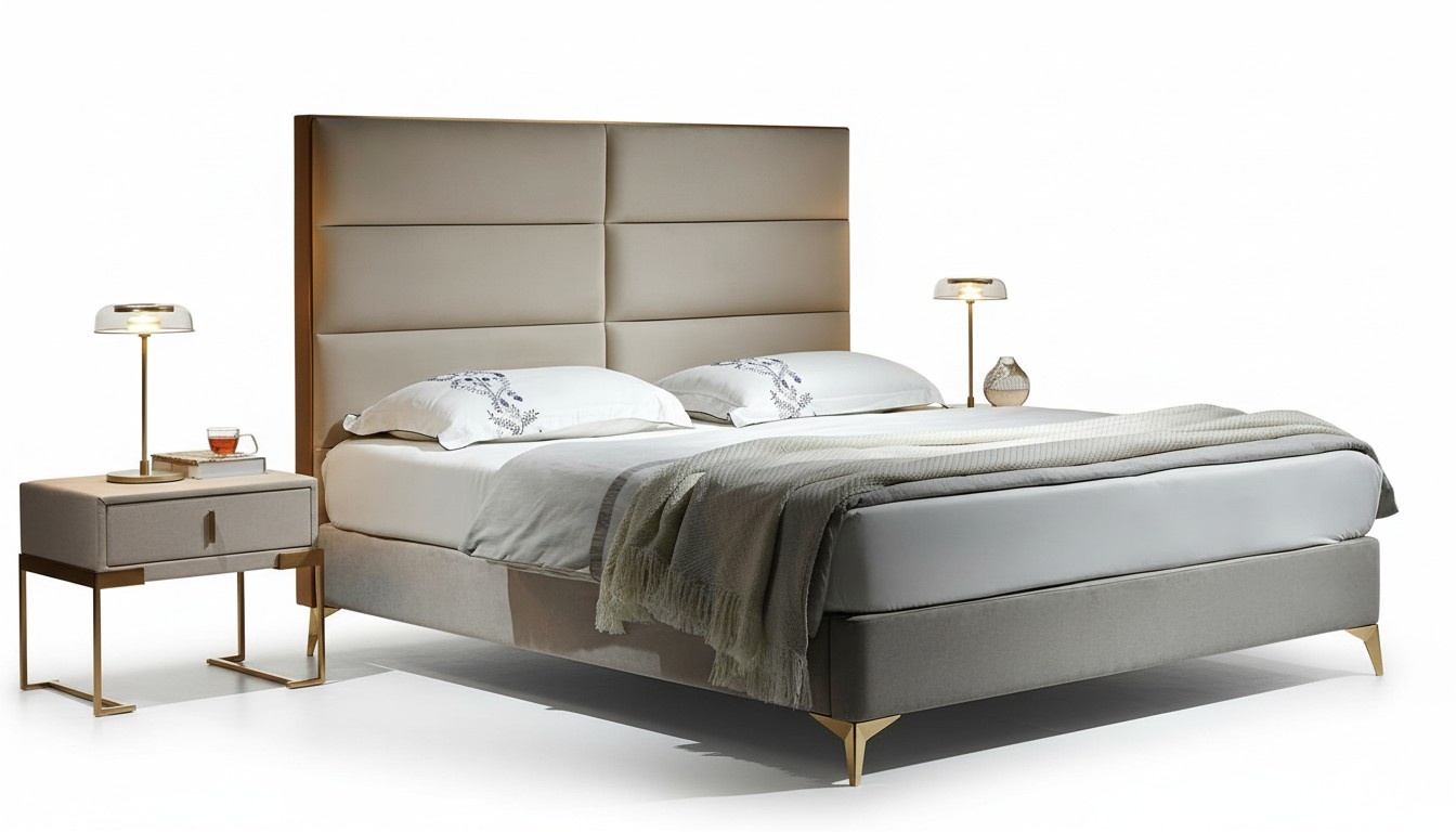 Bed 2x nightstand 3pcs bedroom set design luxury bedroom hotel furniture