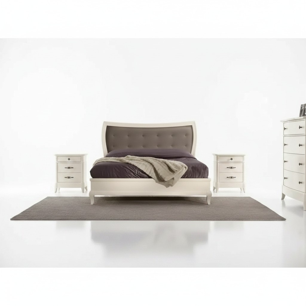 Bed Bedroom Set Design Luxury Bette Furniture 2x Nightstands 3pcs.