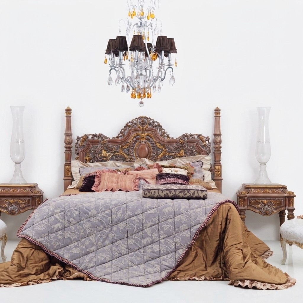 Bed Chesterfield Furniture Beds Italian Furnishings Double Bed Luxury Italy