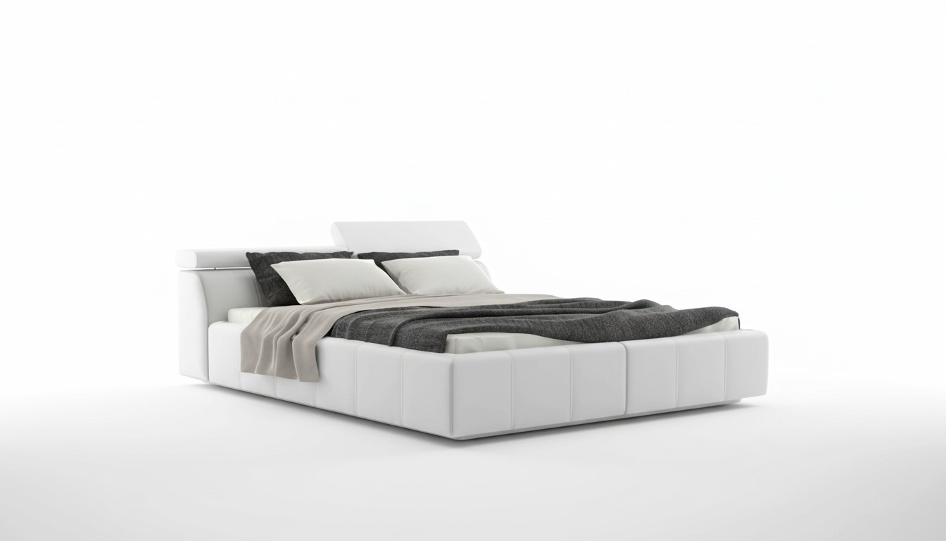 Bed Designer Upholstery Hotel Double Beds Multifunction Beds 180 x 200 New