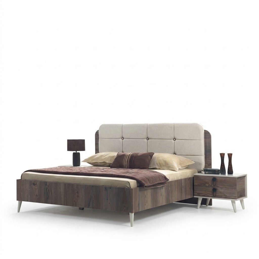 Bed Double Bed Bedroom Design Beds Modern Upholstery Wood