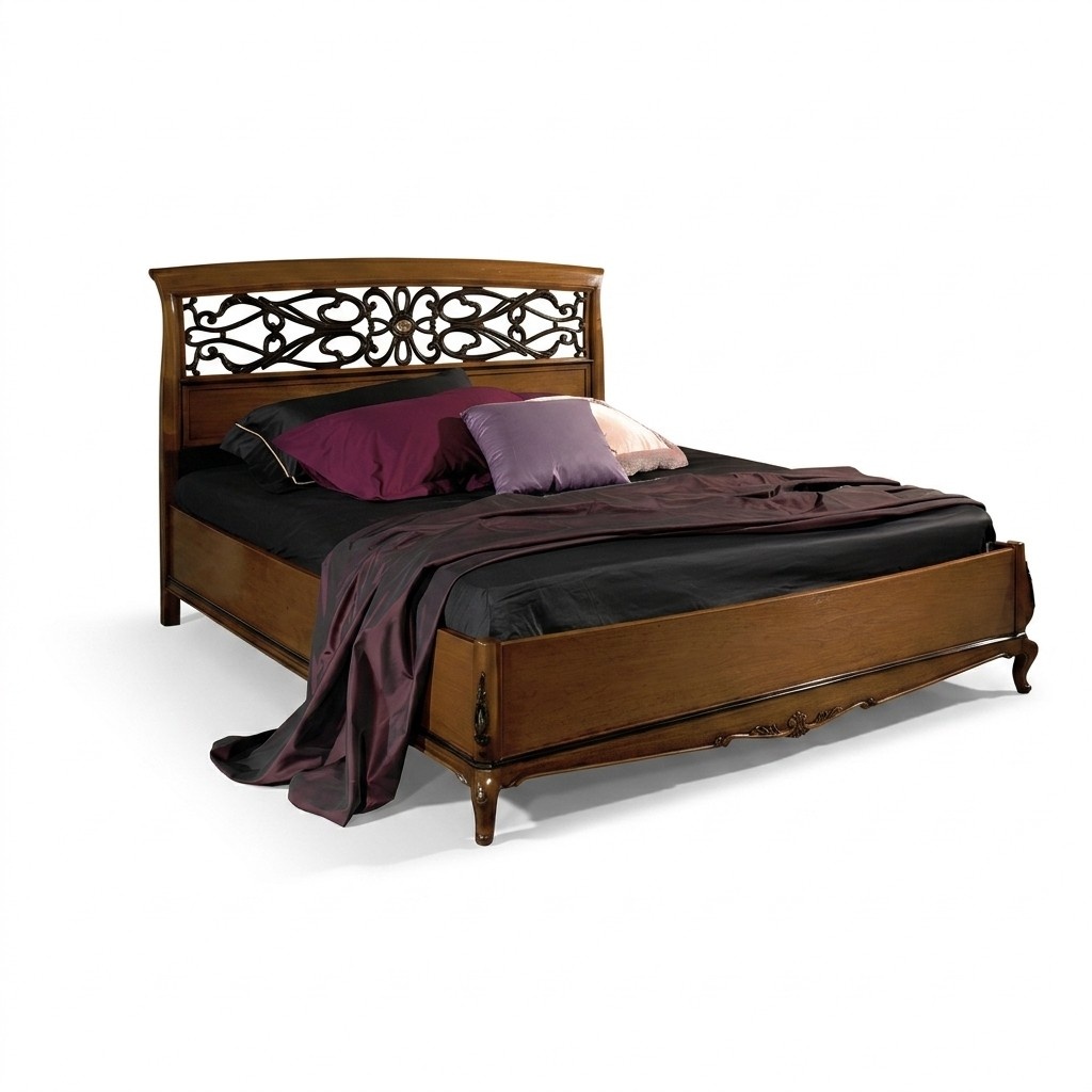 Bed Double Bed Design Bedroom Solid Wood Vaccari cav giovanni furniture