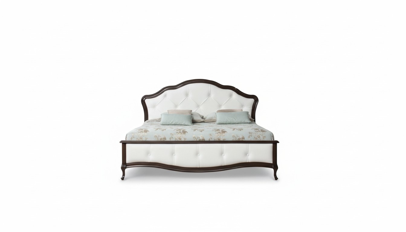 Bed, double bed, leather bed, double bed, beds, genuine leather, full leather.