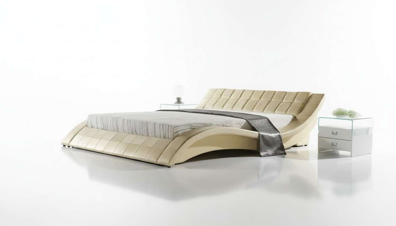 Gold bed bedroom JV furniture lying surface 180x200 bedroom faux leather