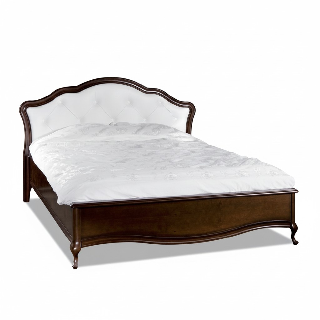 Bed Ehebett Double Bed Chippendale Classic King Bedroom - Model V-T