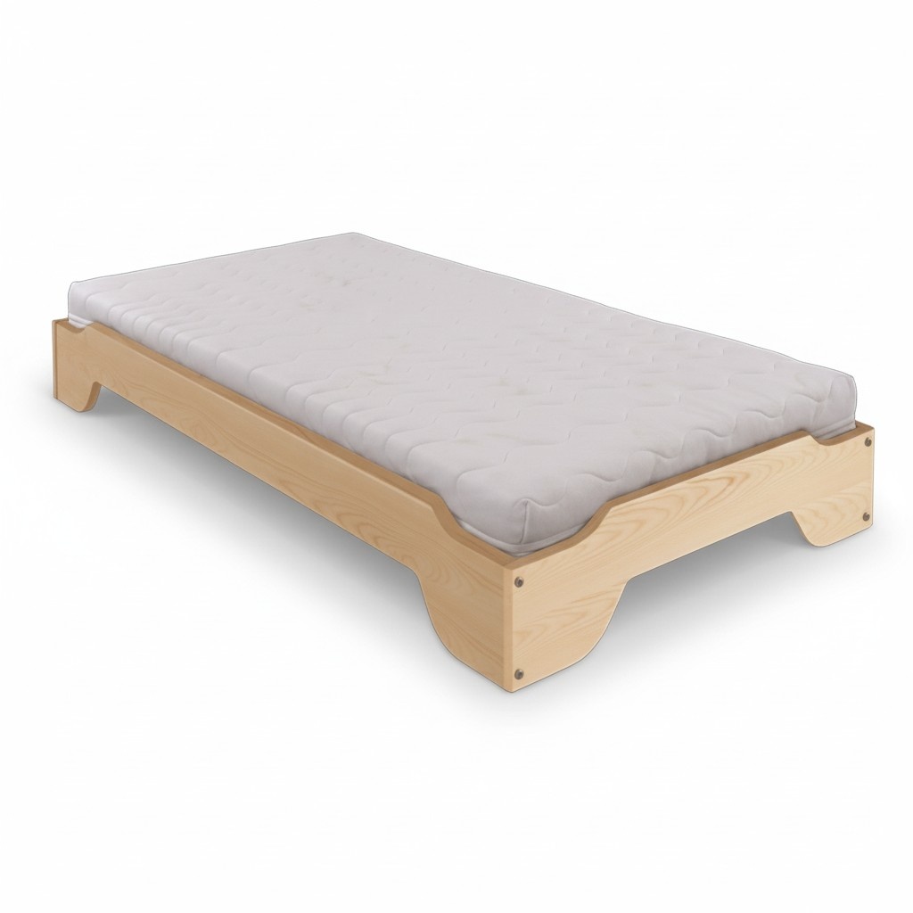 Bed Solid Wood 90x200 Single Bed Pine Solid Youth Bed Full Wood Bed New